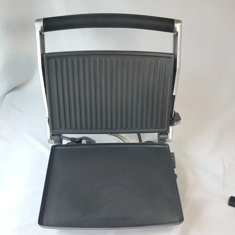 Breville Panini Duo BSG520XL Electric Sandwich Maker Nonstick Stainless WORKING